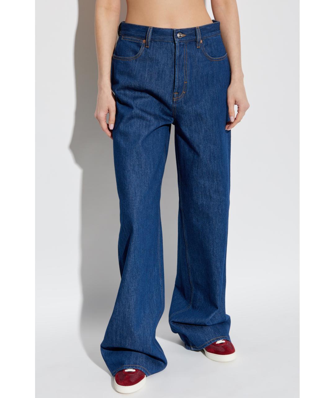 GUCCI Синие прямые джинсы, фото 7