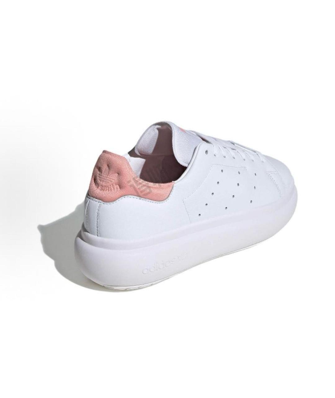 ADIDAS Белые кожаные кроссовки, фото 4
