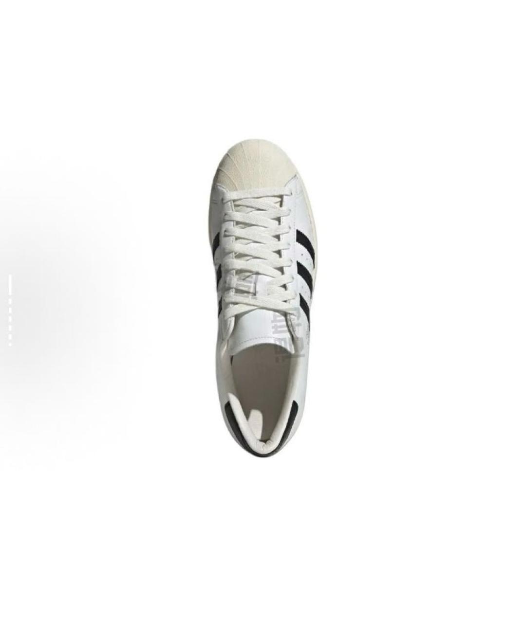 ADIDAS Белые кожаные кроссовки, фото 3