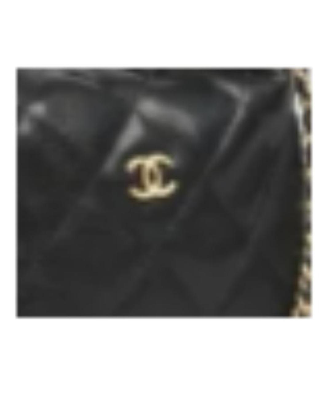CHANEL Черная кожаная сумка через плечо, фото 4