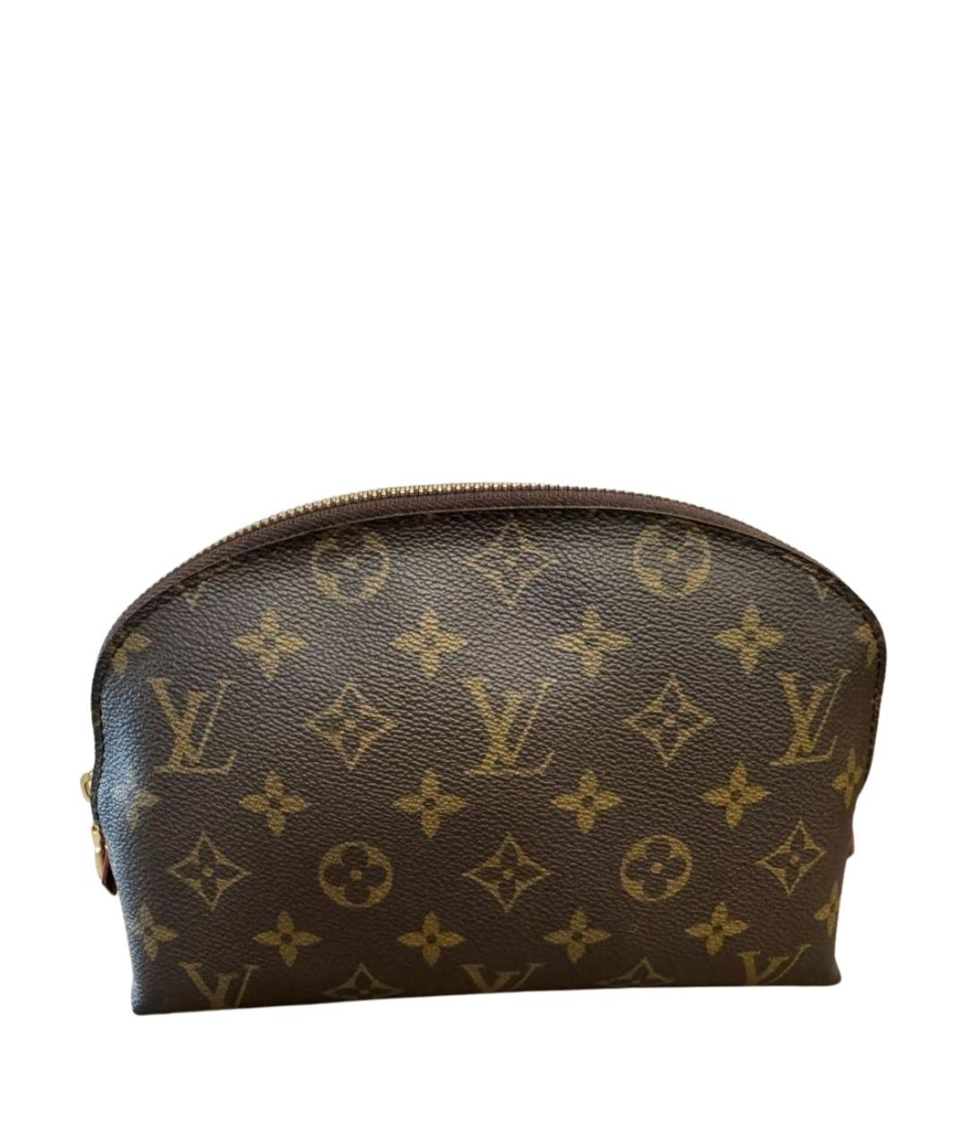 LOUIS VUITTON Коричневая косметичка, фото 1