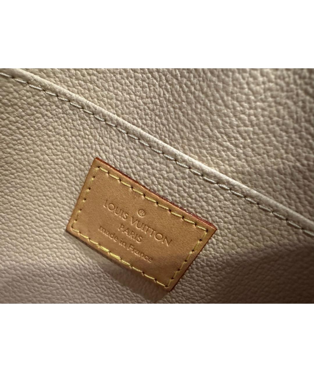 LOUIS VUITTON Коричневая косметичка, фото 8