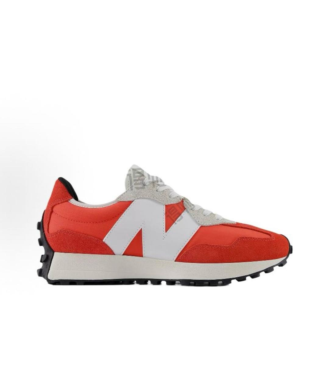 NEW BALANCE Красные текстильные кроссовки, фото 2