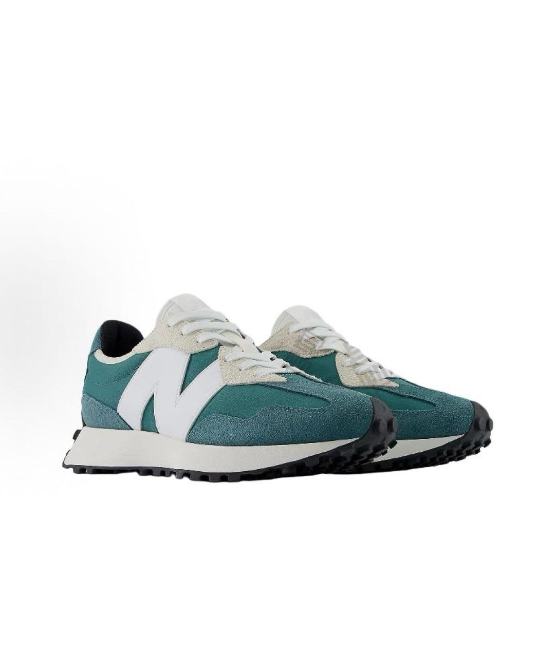 NEW BALANCE Зеленые текстильные кроссовки, фото 3