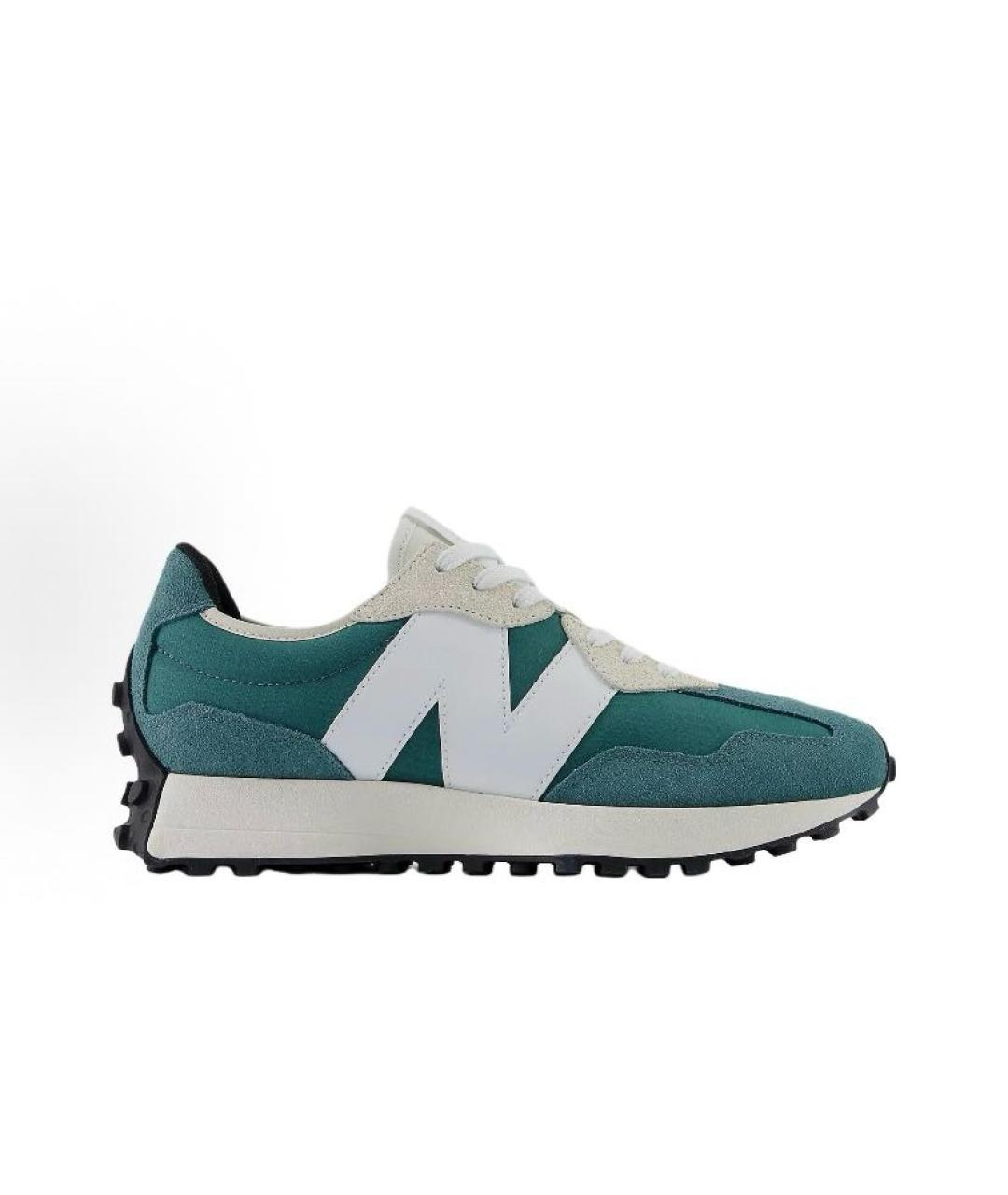 NEW BALANCE Зеленые текстильные кроссовки, фото 1