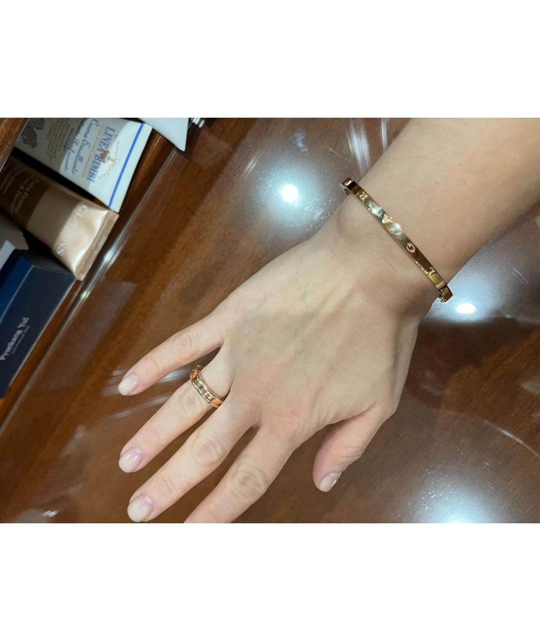 BVLGARI Розовый браслет из розового золота, фото 3