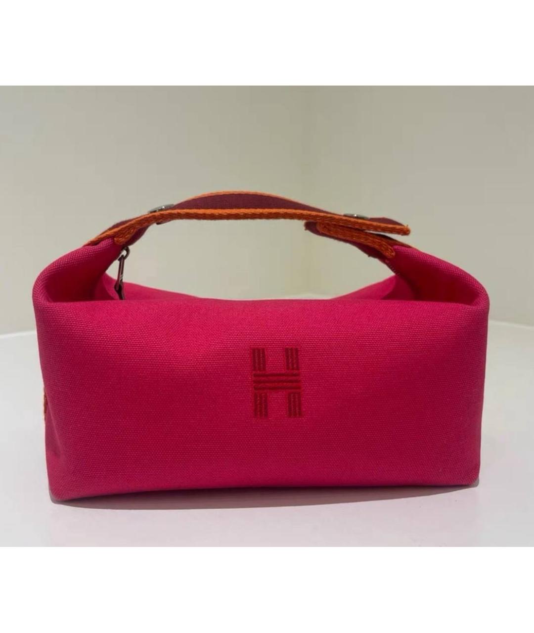 HERMES Розовая косметичка, фото 2