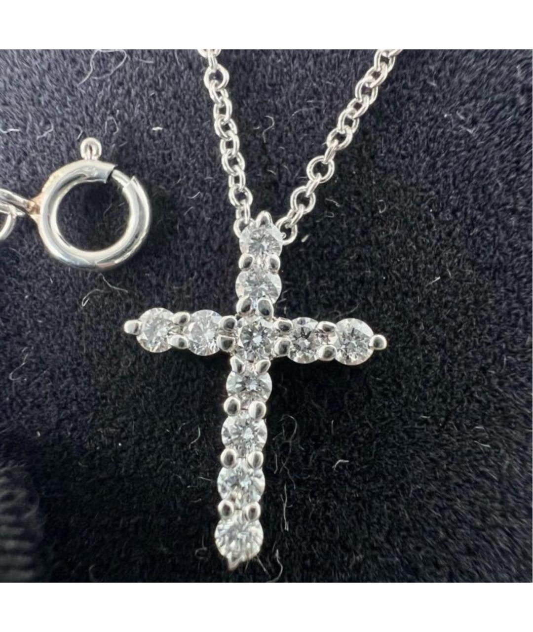 TIFFANY&CO Серебряная платиновая подвеска, фото 6