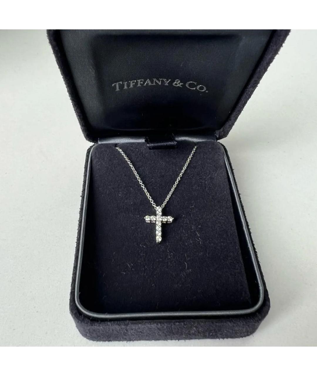 TIFFANY&CO Серебряная платиновая подвеска, фото 3