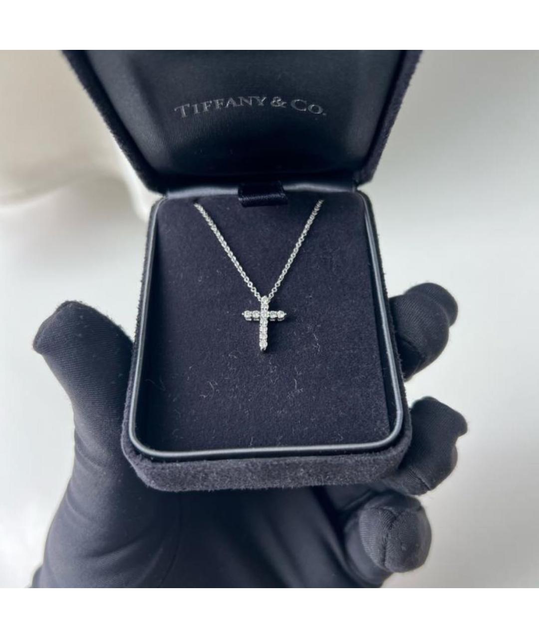 TIFFANY&CO Серебряная платиновая подвеска, фото 2