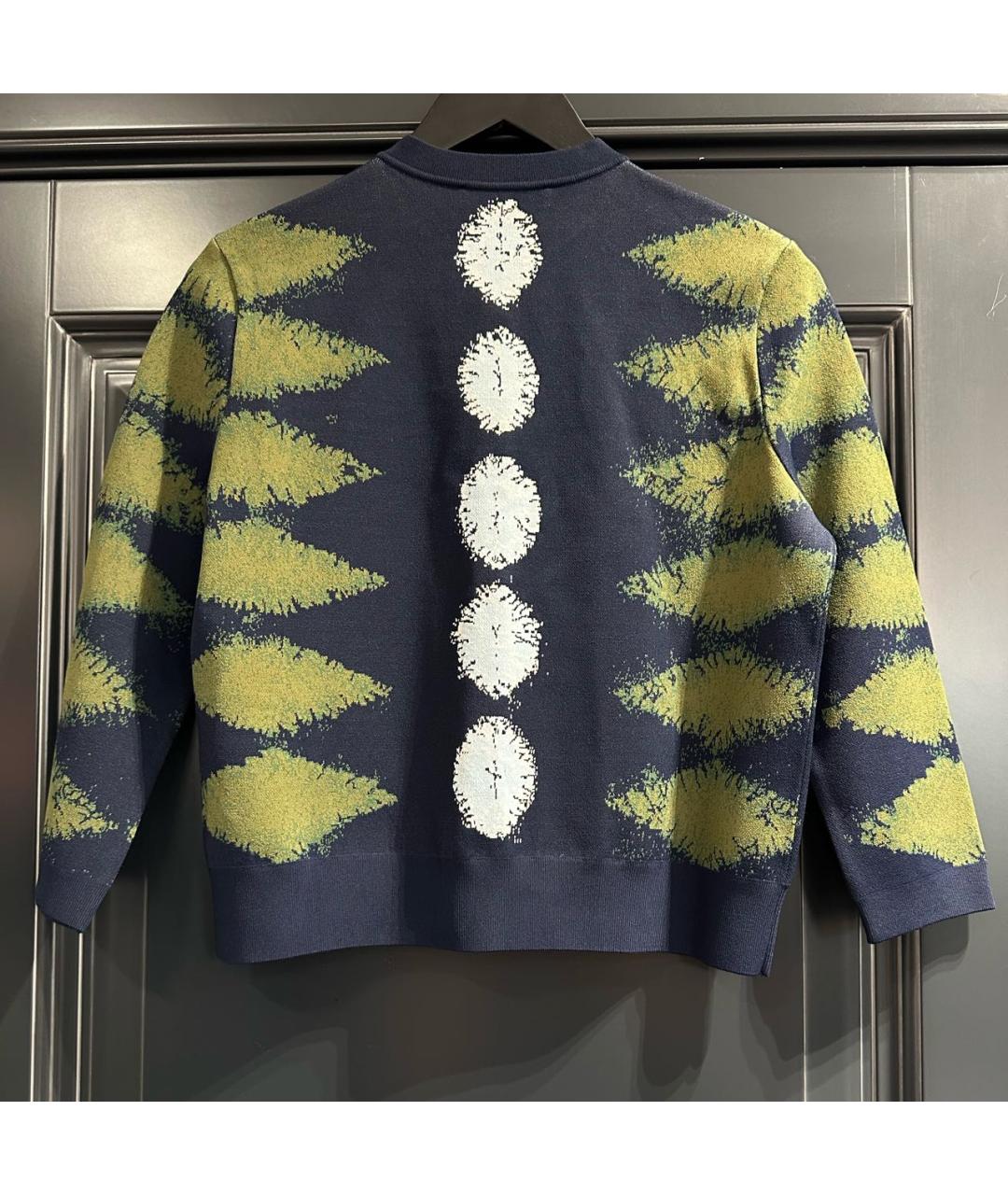 CHRISTIAN DIOR Темно-синий вискозный кардиган, фото 2