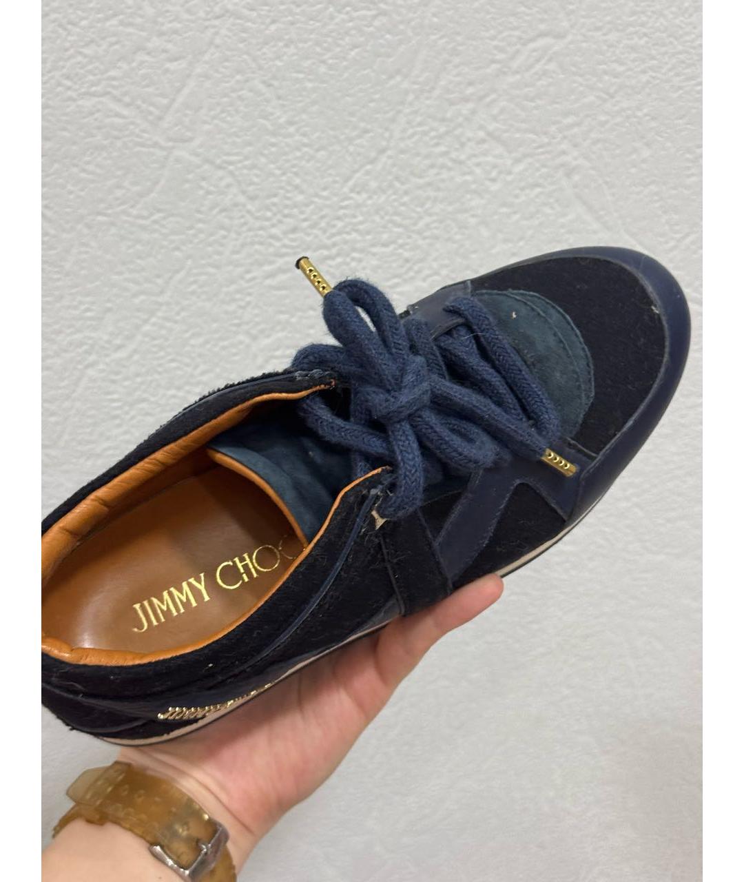 JIMMY CHOO Синие кроссовки, фото 5