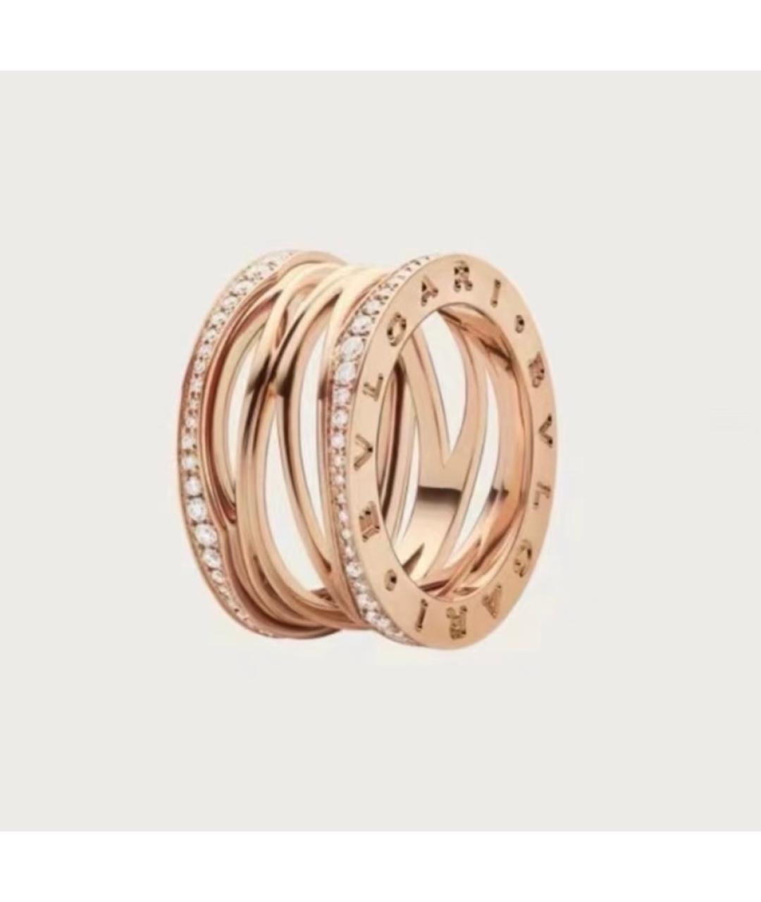 BVLGARI Розовое кольцо из розового золота, фото 8
