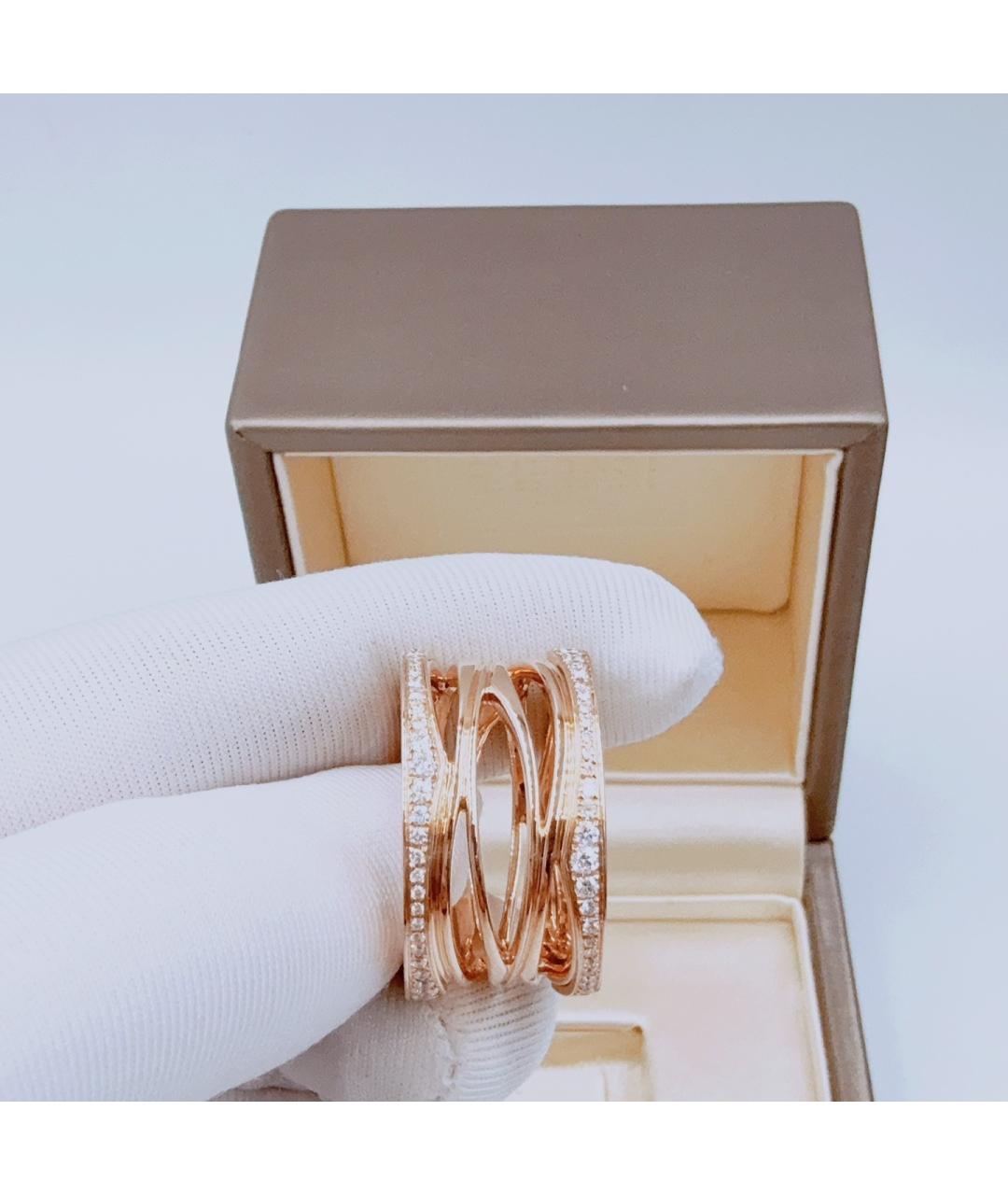 BVLGARI Розовое кольцо из розового золота, фото 4