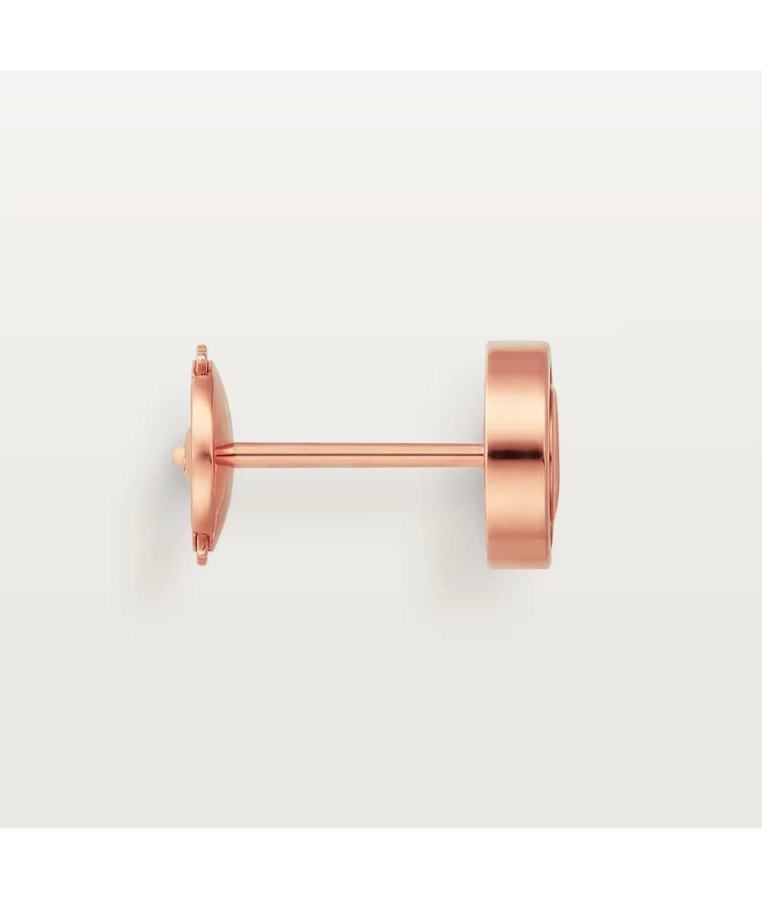 CARTIER Розовые серьги из розового золота, фото 6