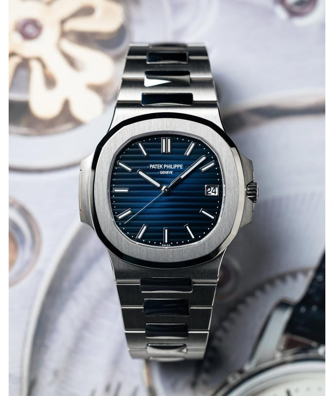 PATEK PHILIPPE Синие часы из белого золота, фото 2