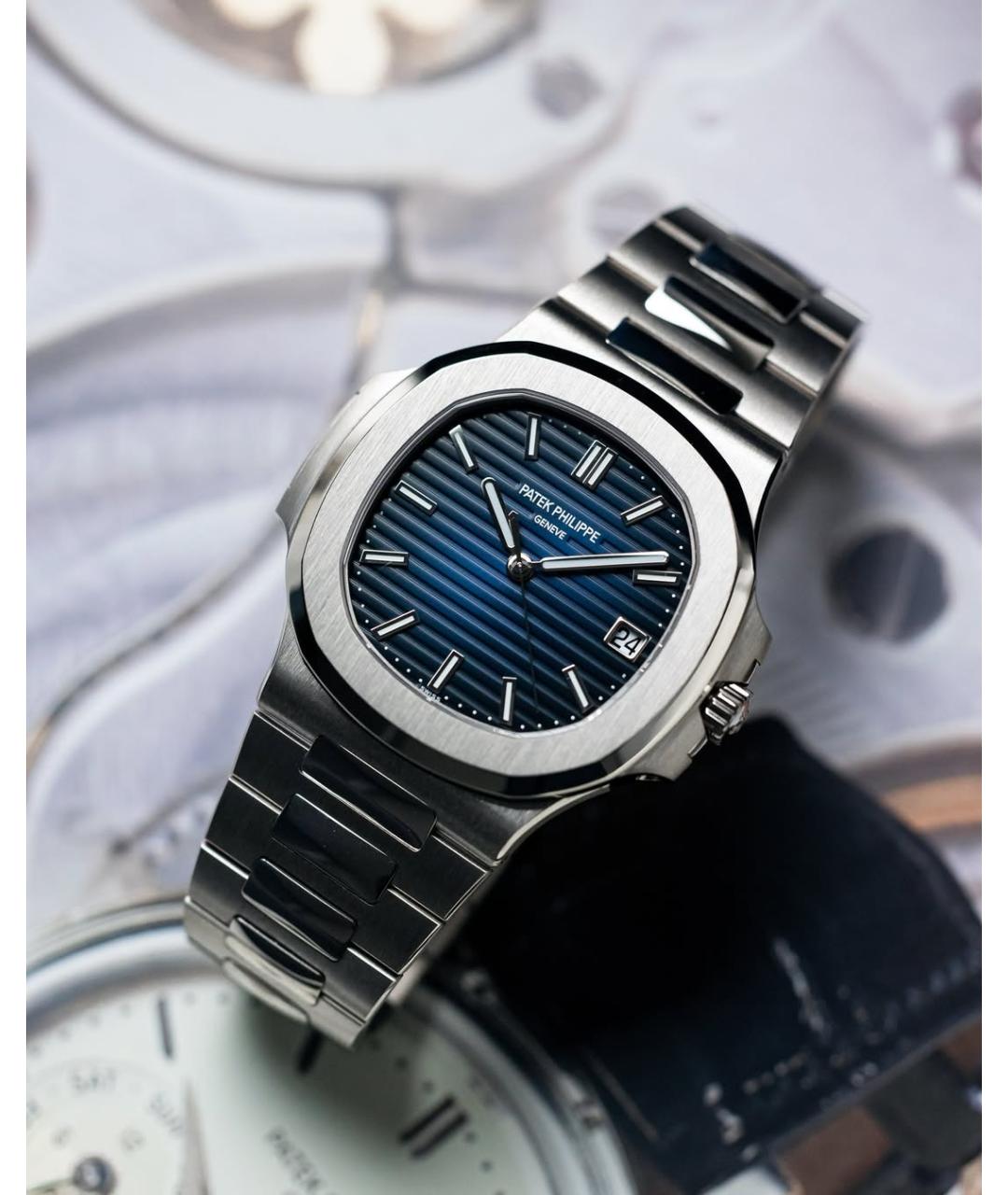 PATEK PHILIPPE Синие часы из белого золота, фото 7