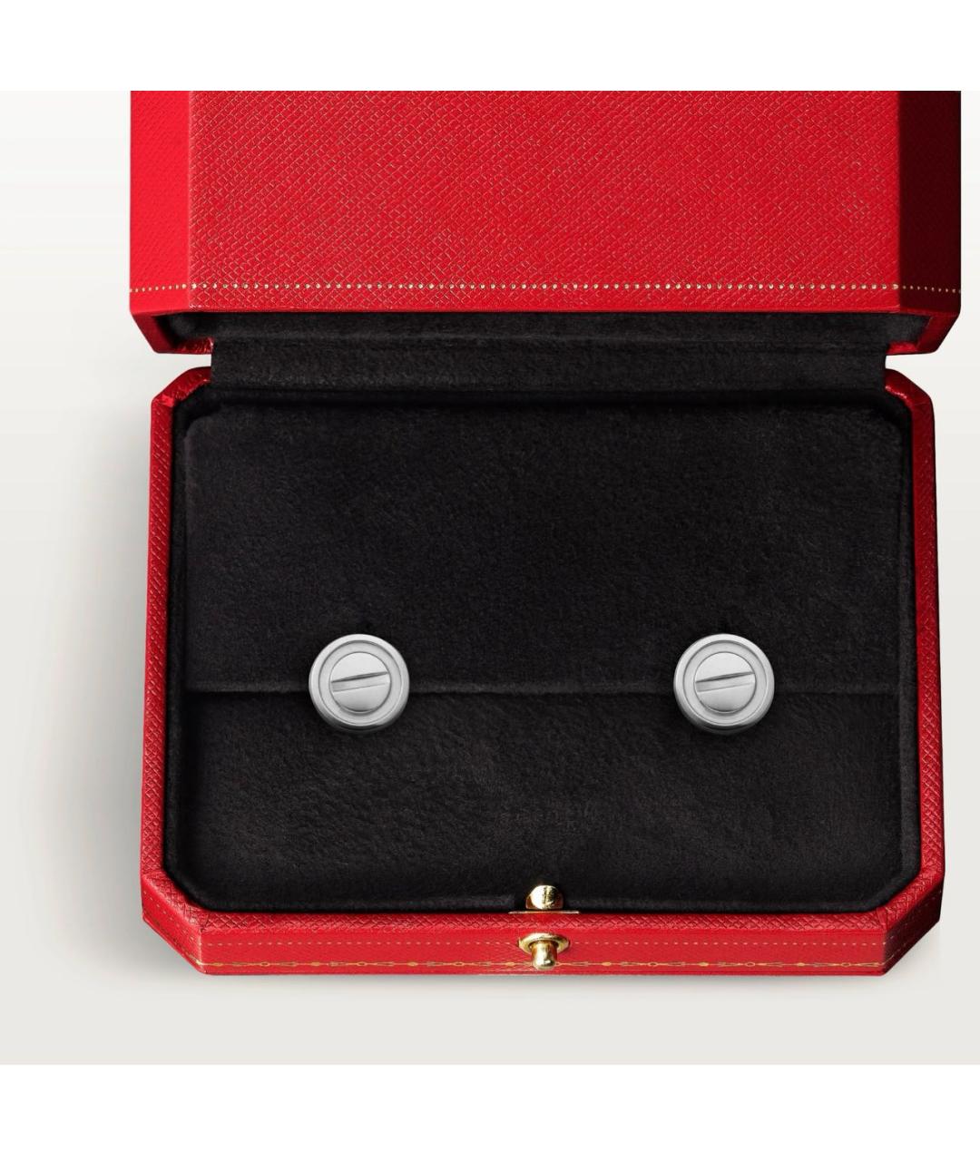 CARTIER Серебряные серьги из белого золота, фото 5