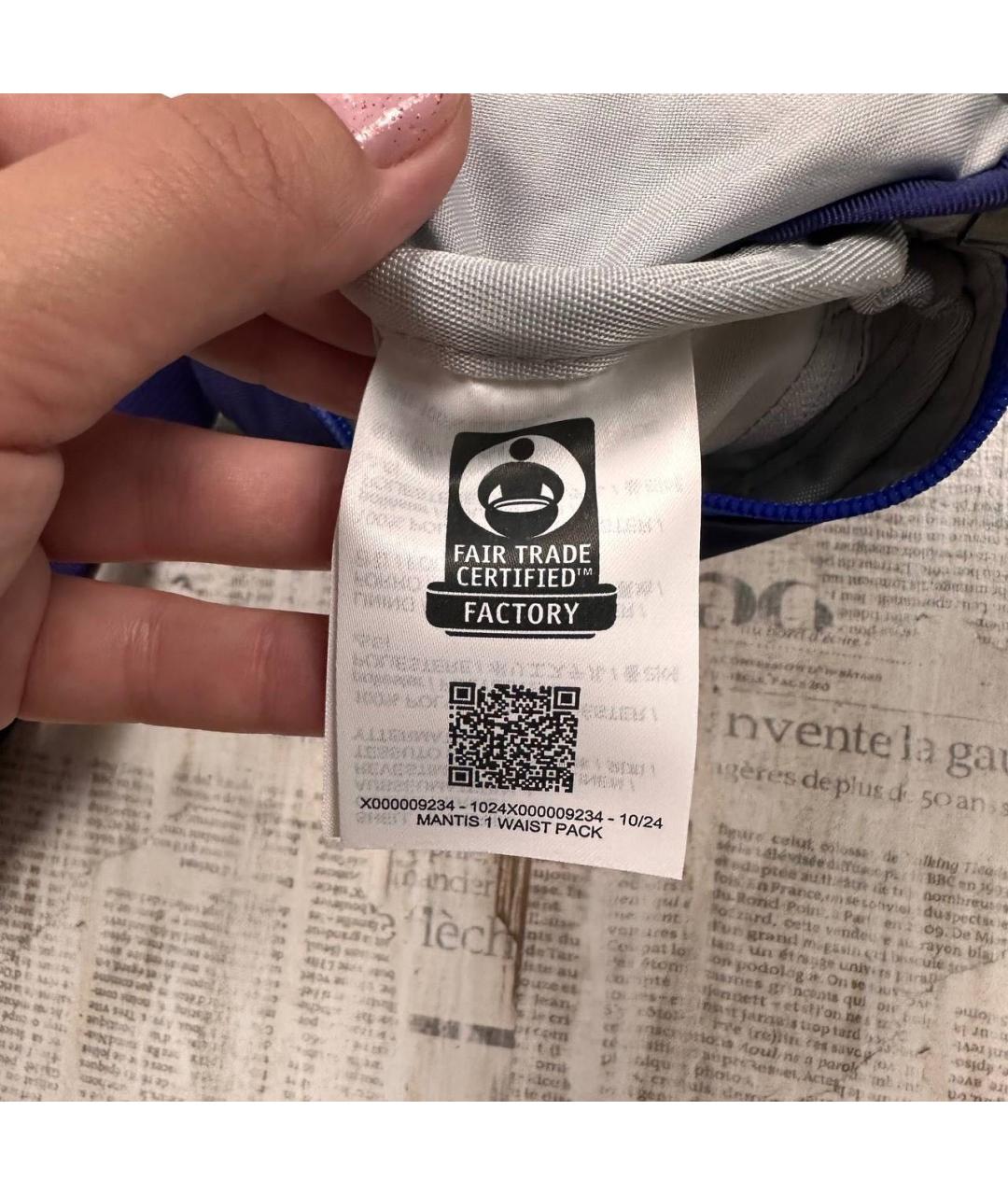 ARCTERYX Синяя поясная сумка, фото 7