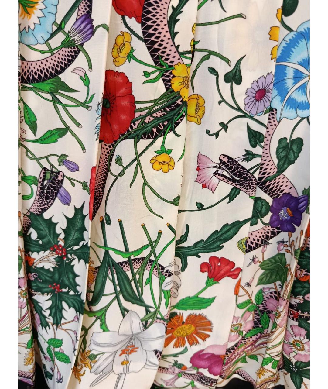 GUCCI Белая юбка миди, фото 4