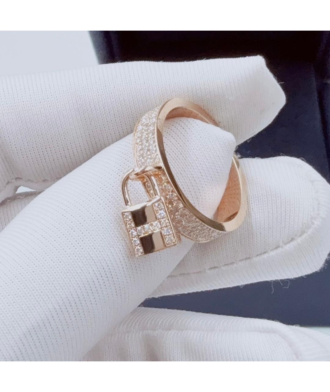 HERMES Розовое кольцо из розового золота, фото 6