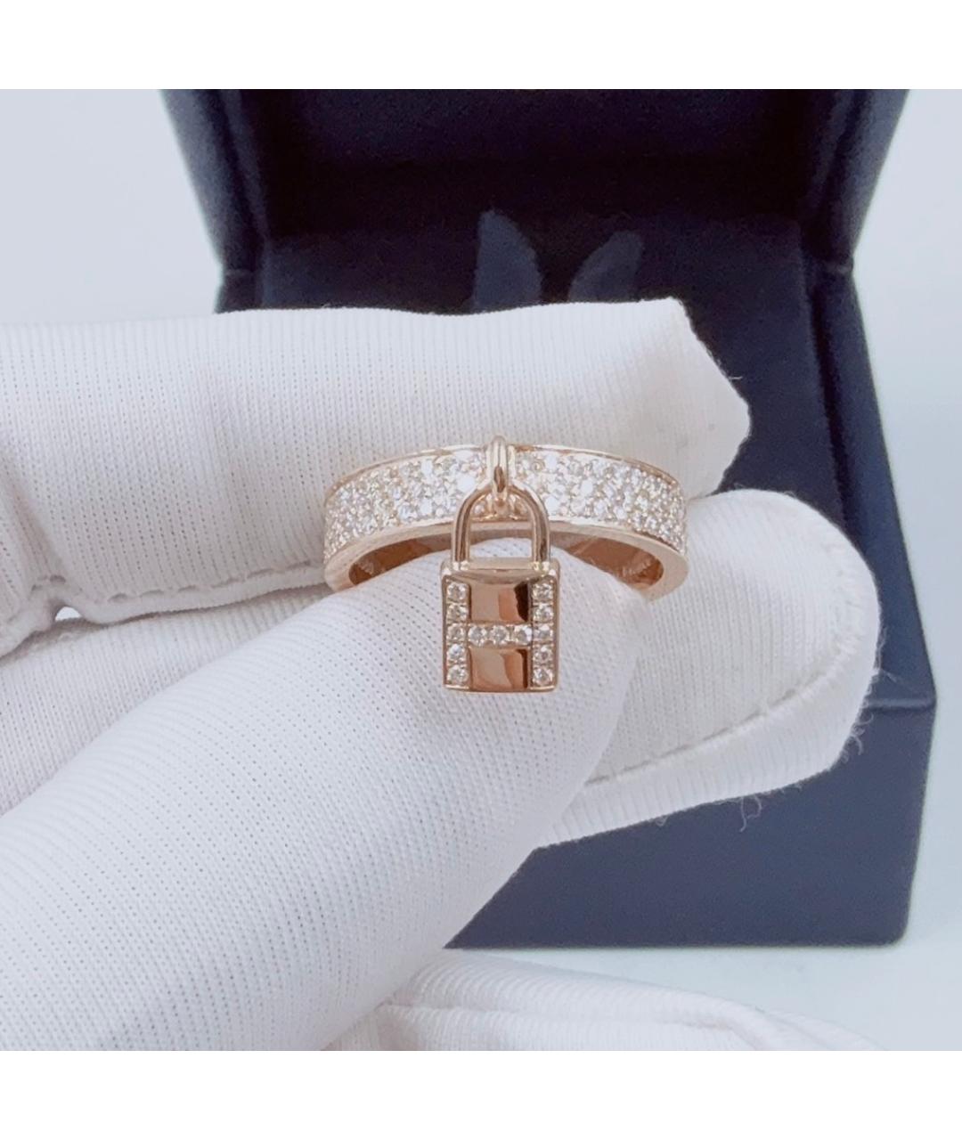 HERMES Розовое кольцо из розового золота, фото 2