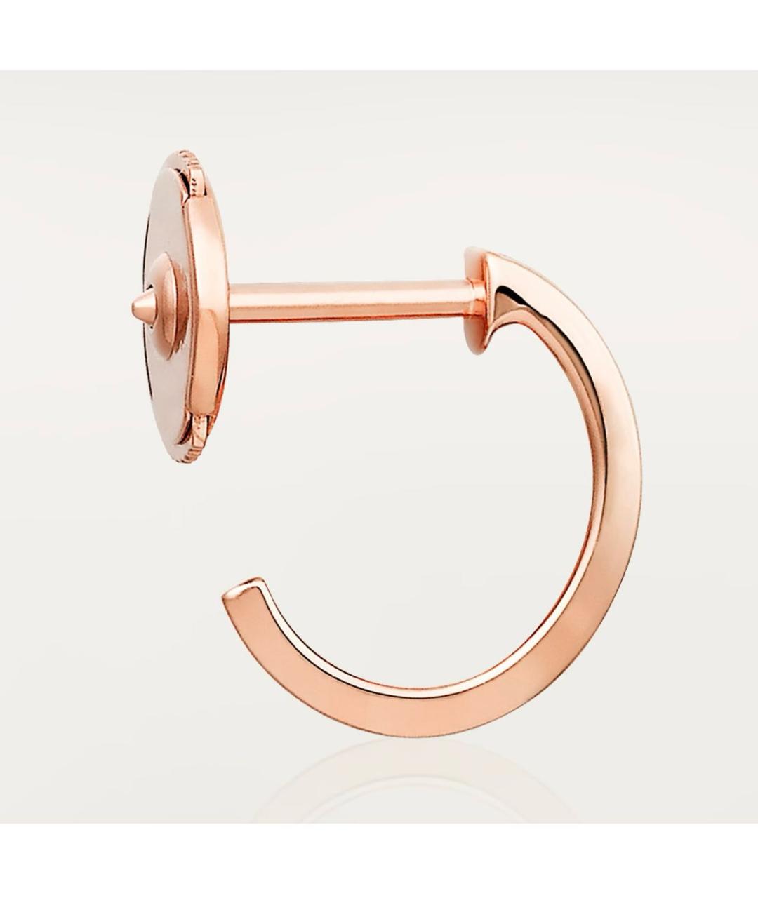 CARTIER Розовые серьги из розового золота, фото 5