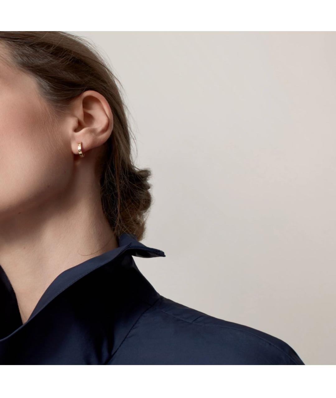 CARTIER Золотые серьги из желтого золота, фото 2