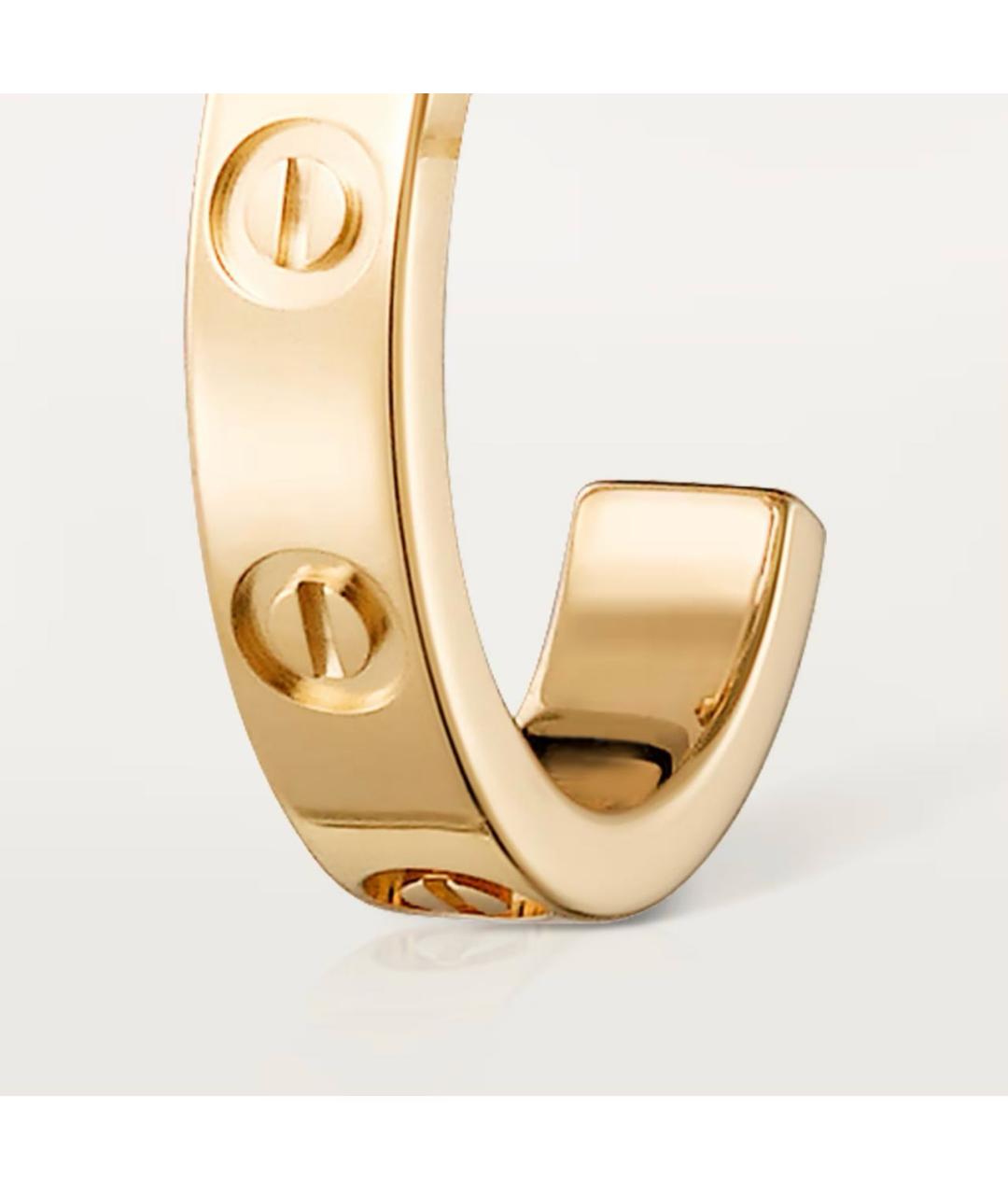 CARTIER Золотые серьги из желтого золота, фото 3