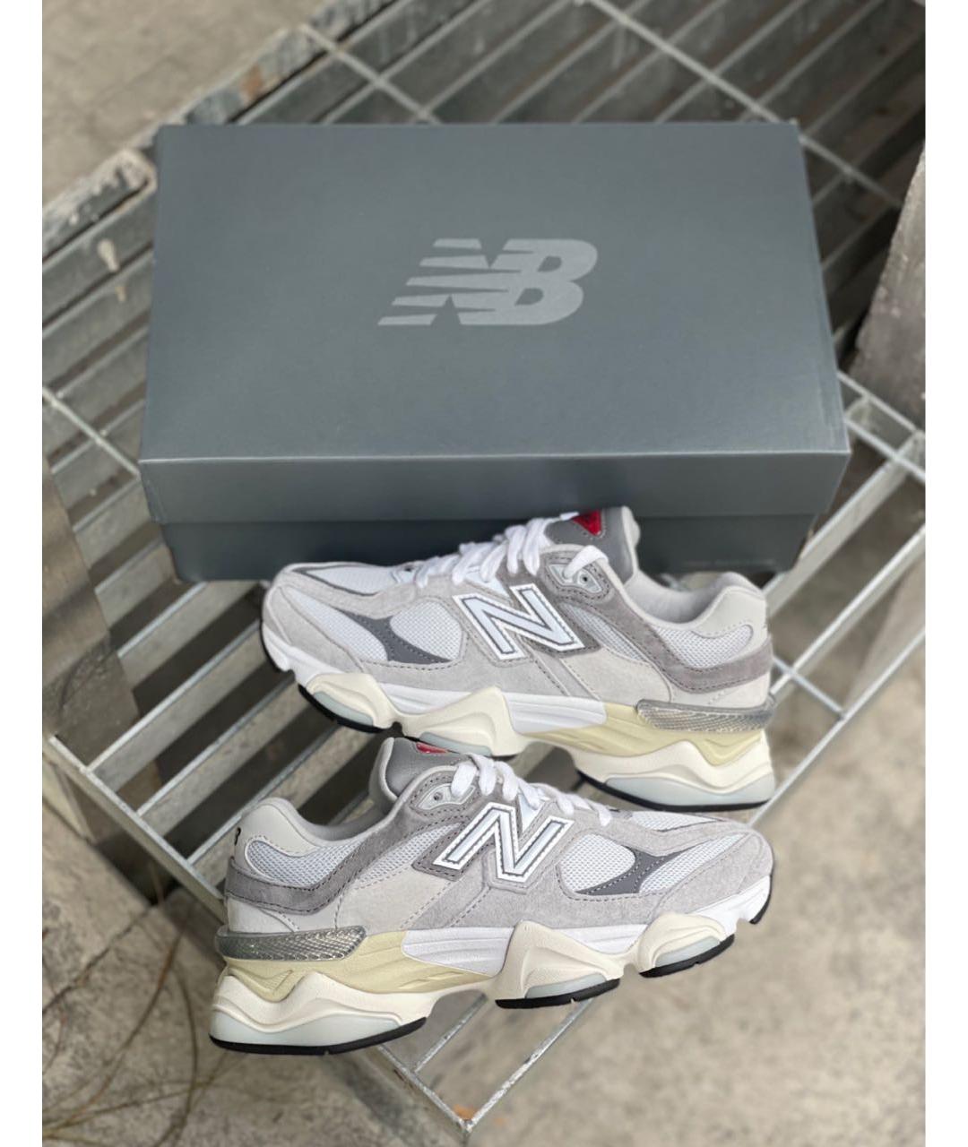 NEW BALANCE Серые замшевые кроссовки, фото 4