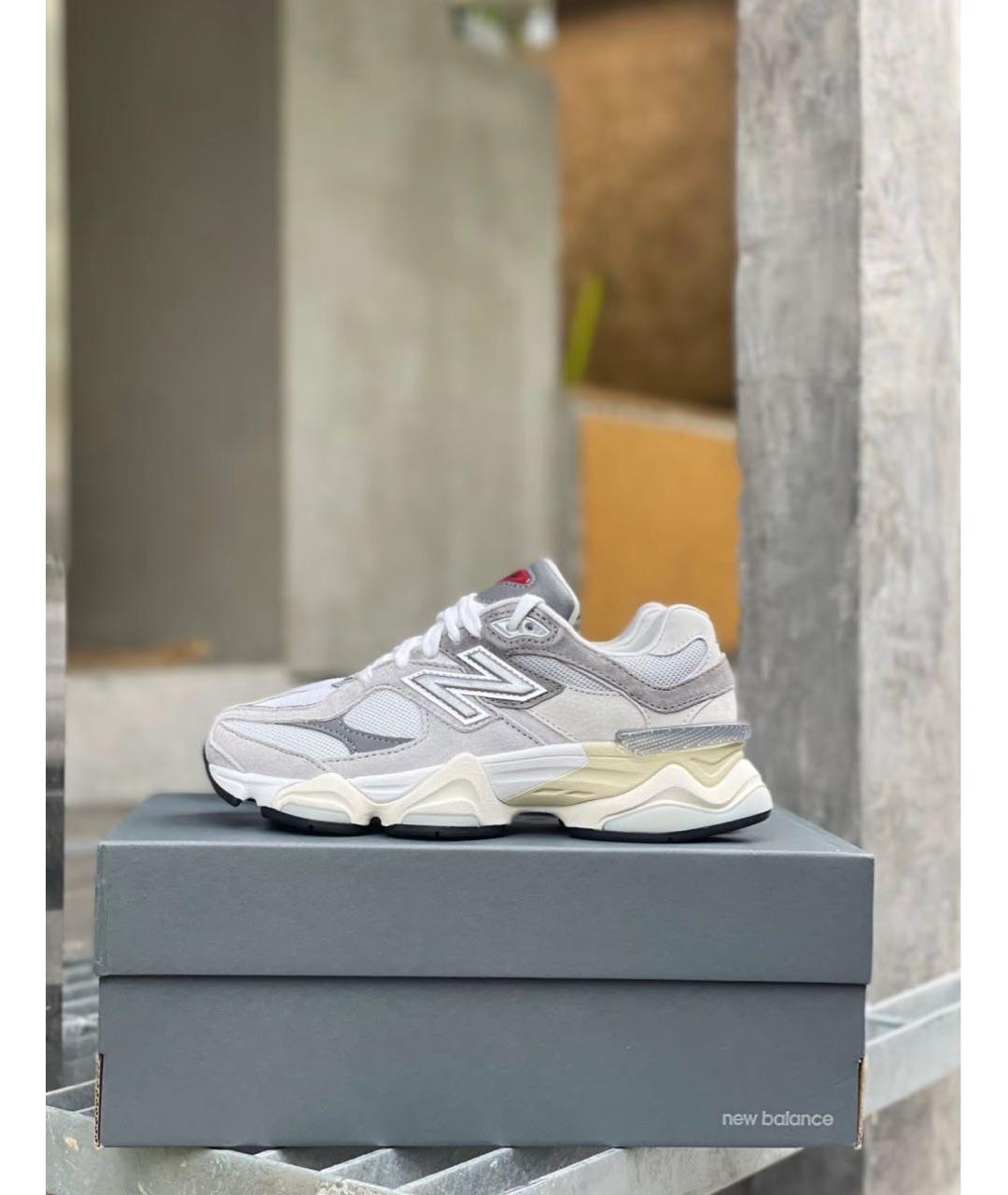 NEW BALANCE Серые замшевые кроссовки, фото 3