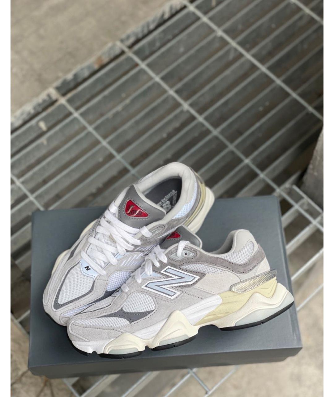 NEW BALANCE Серые замшевые кроссовки, фото 5