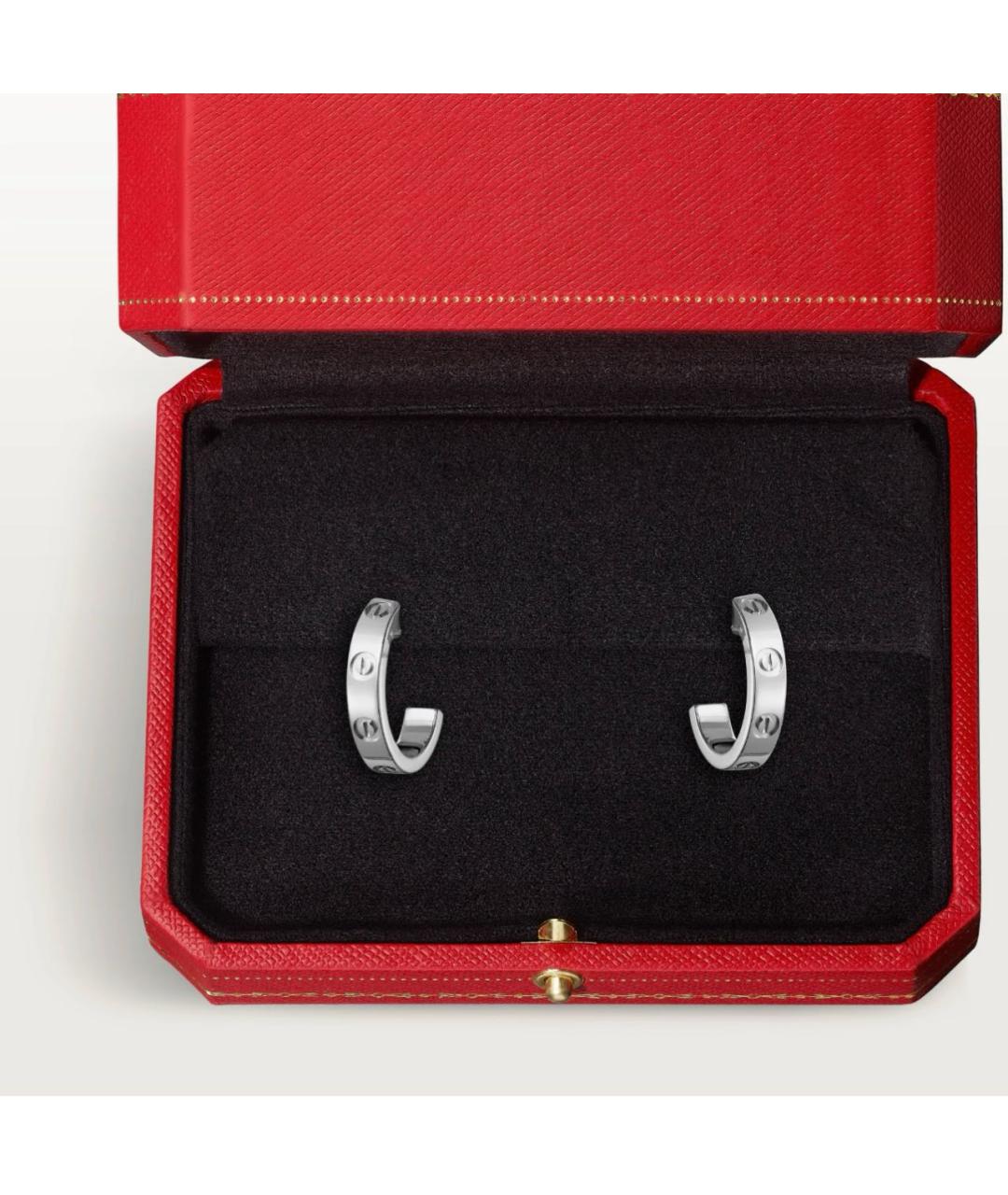 CARTIER Серебряные серьги из белого золота, фото 6