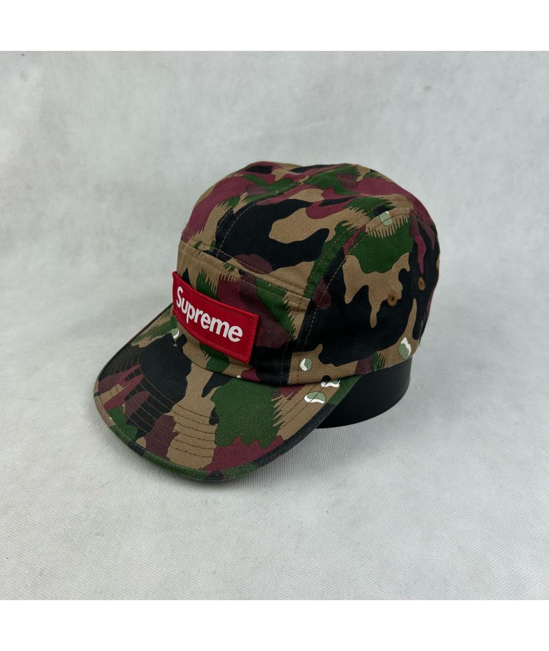 SUPREME Коричневая хлопковая кепка/бейсболка, фото 7