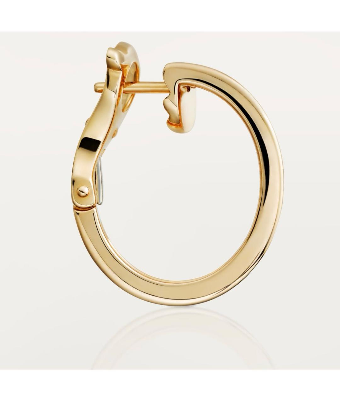 CARTIER Золотые серьги из желтого золота, фото 5