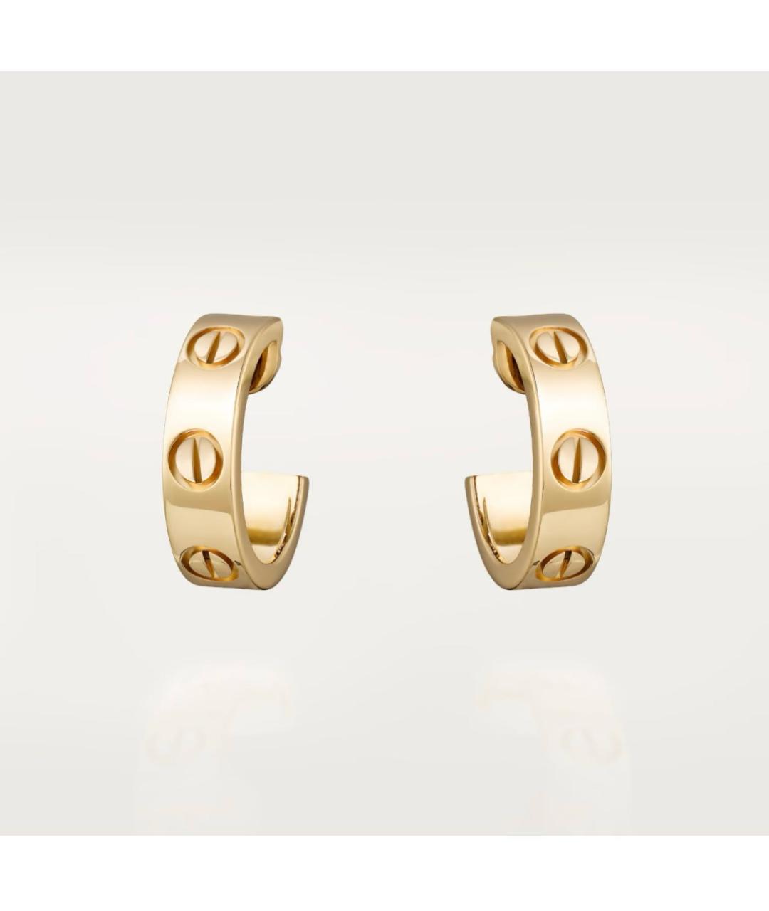 CARTIER Золотые серьги из желтого золота, фото 7