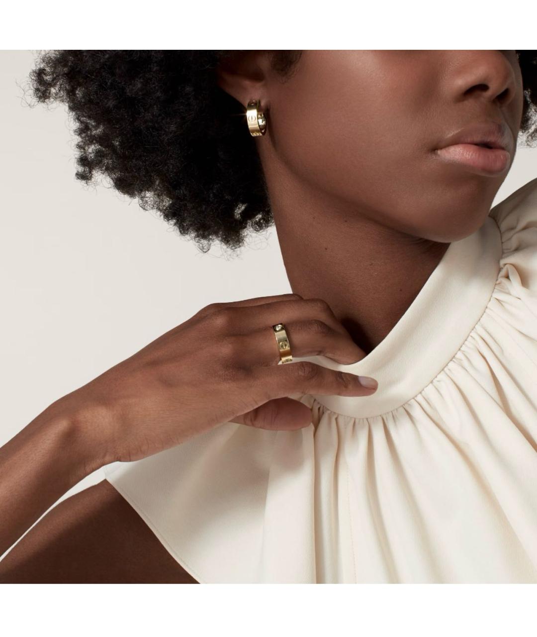 CARTIER Золотые серьги из желтого золота, фото 2