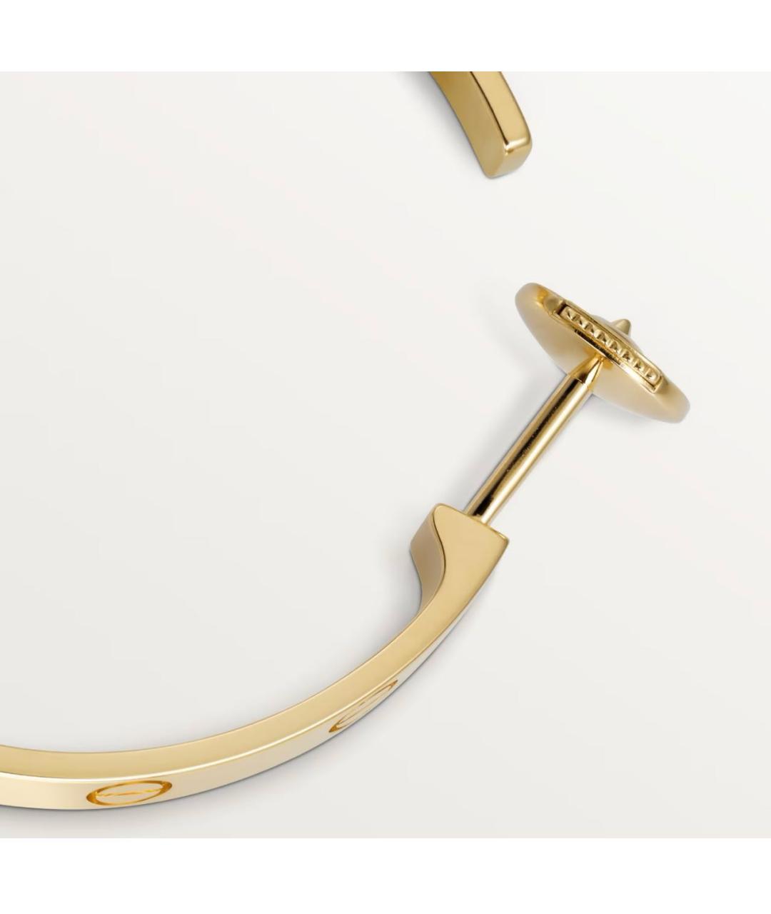 CARTIER Золотые серьги из желтого золота, фото 4