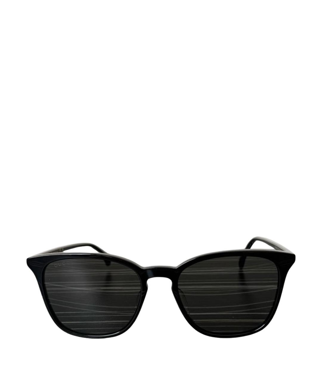 GUCCI Черные пластиковые солнцезащитные очки, фото 1