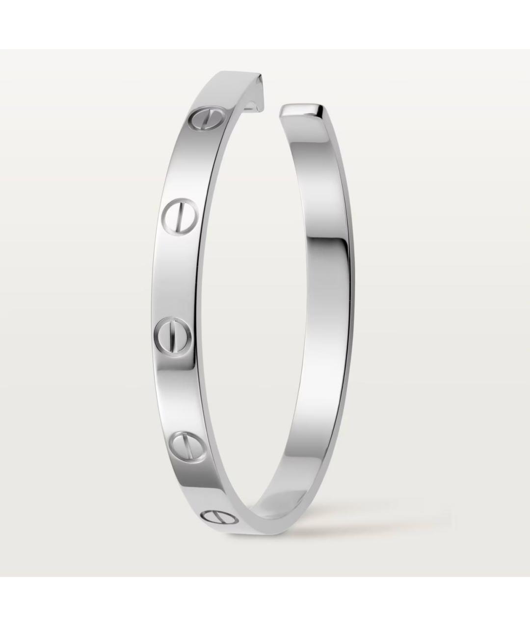 CARTIER Серебряные серьги из белого золота, фото 3