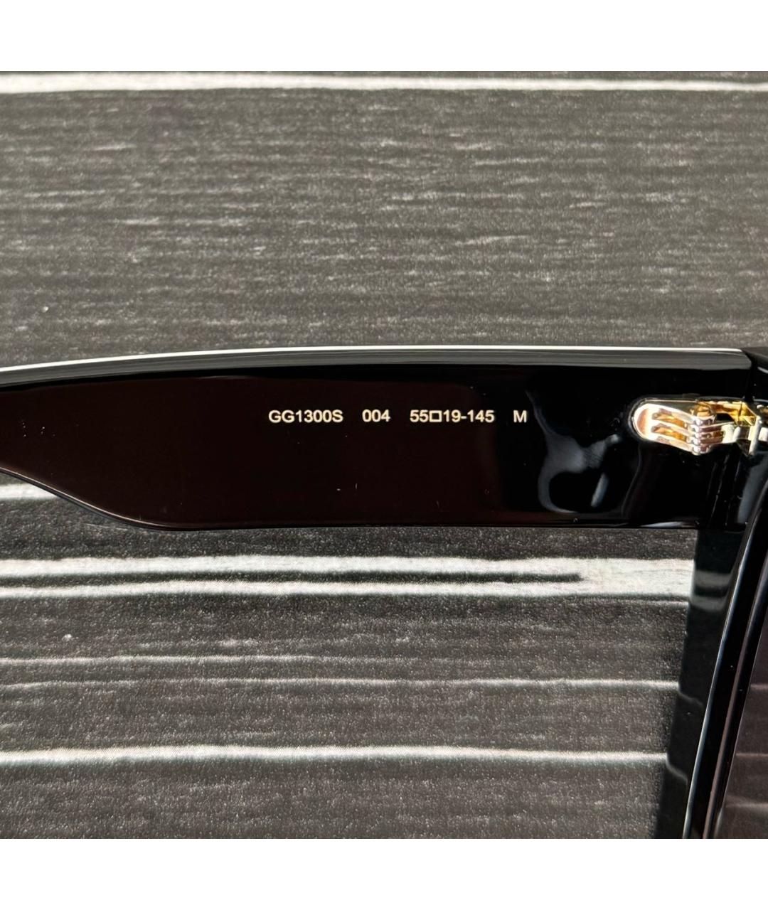 GUCCI Черные пластиковые солнцезащитные очки, фото 3