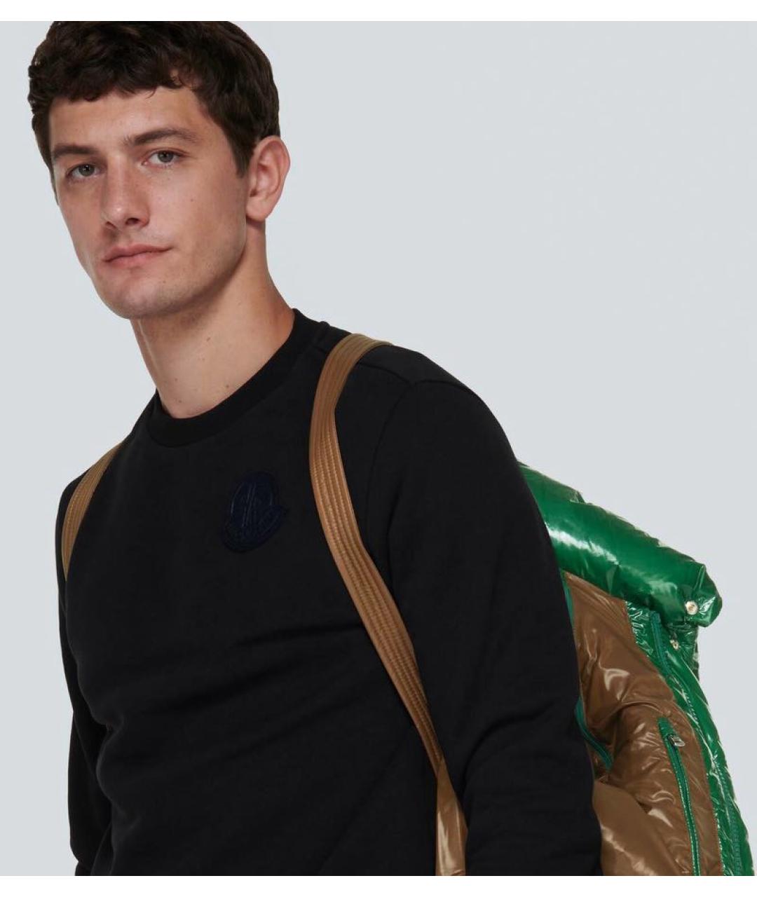 MONCLER Зеленый пуховик, фото 7