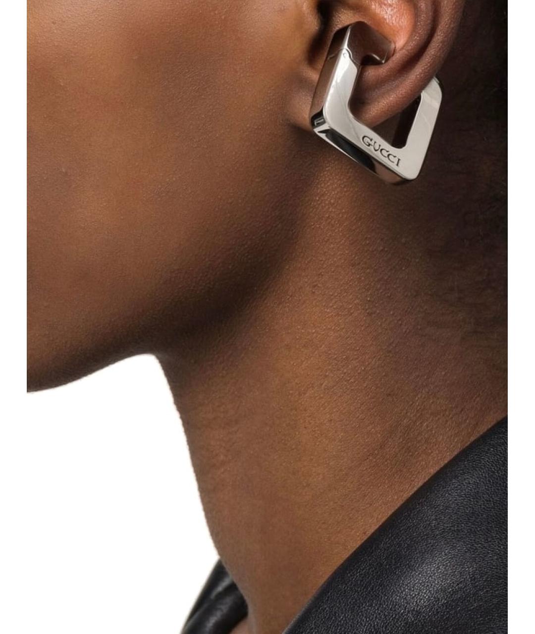 GUCCI Серебряные серьги, фото 4