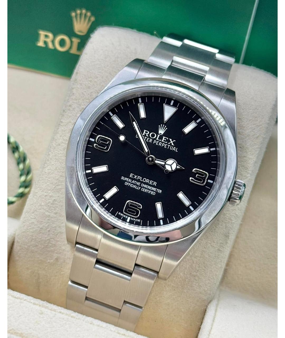 ROLEX Черные часы, фото 3