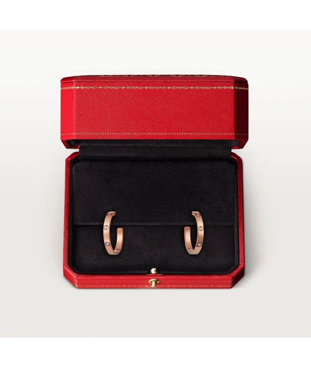 CARTIER Розовые серьги из розового золота, фото 7