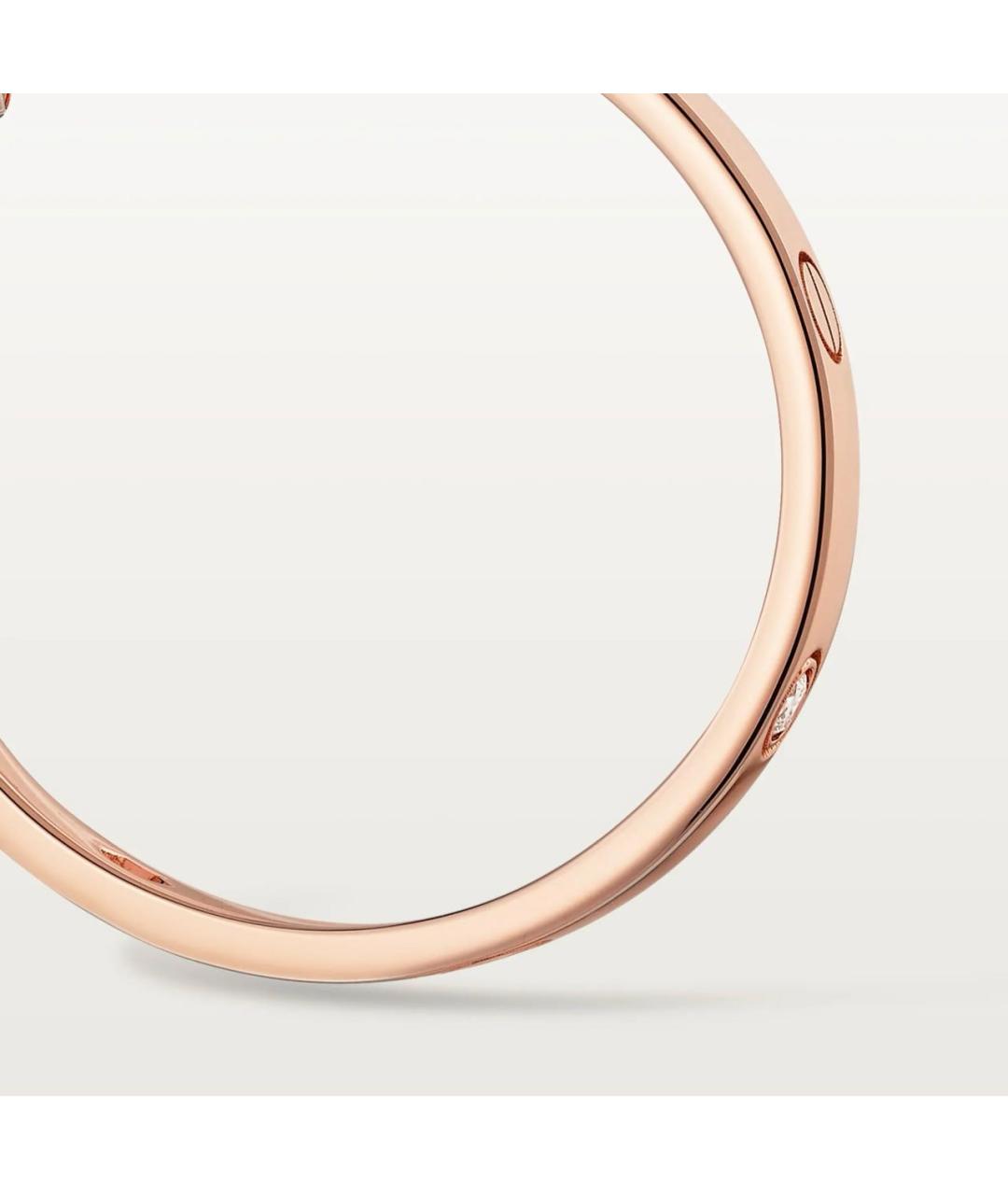 CARTIER Розовые серьги из розового золота, фото 4