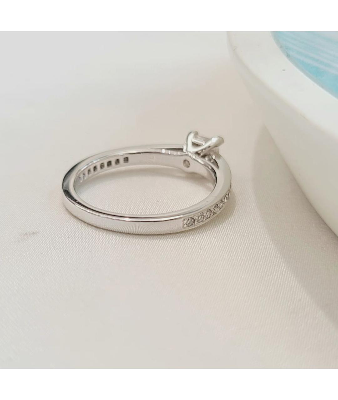 TIFFANY&CO Серебряное платиновое кольцо, фото 5