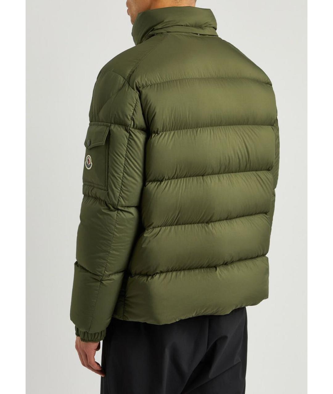 MONCLER Хаки пуховик, фото 6