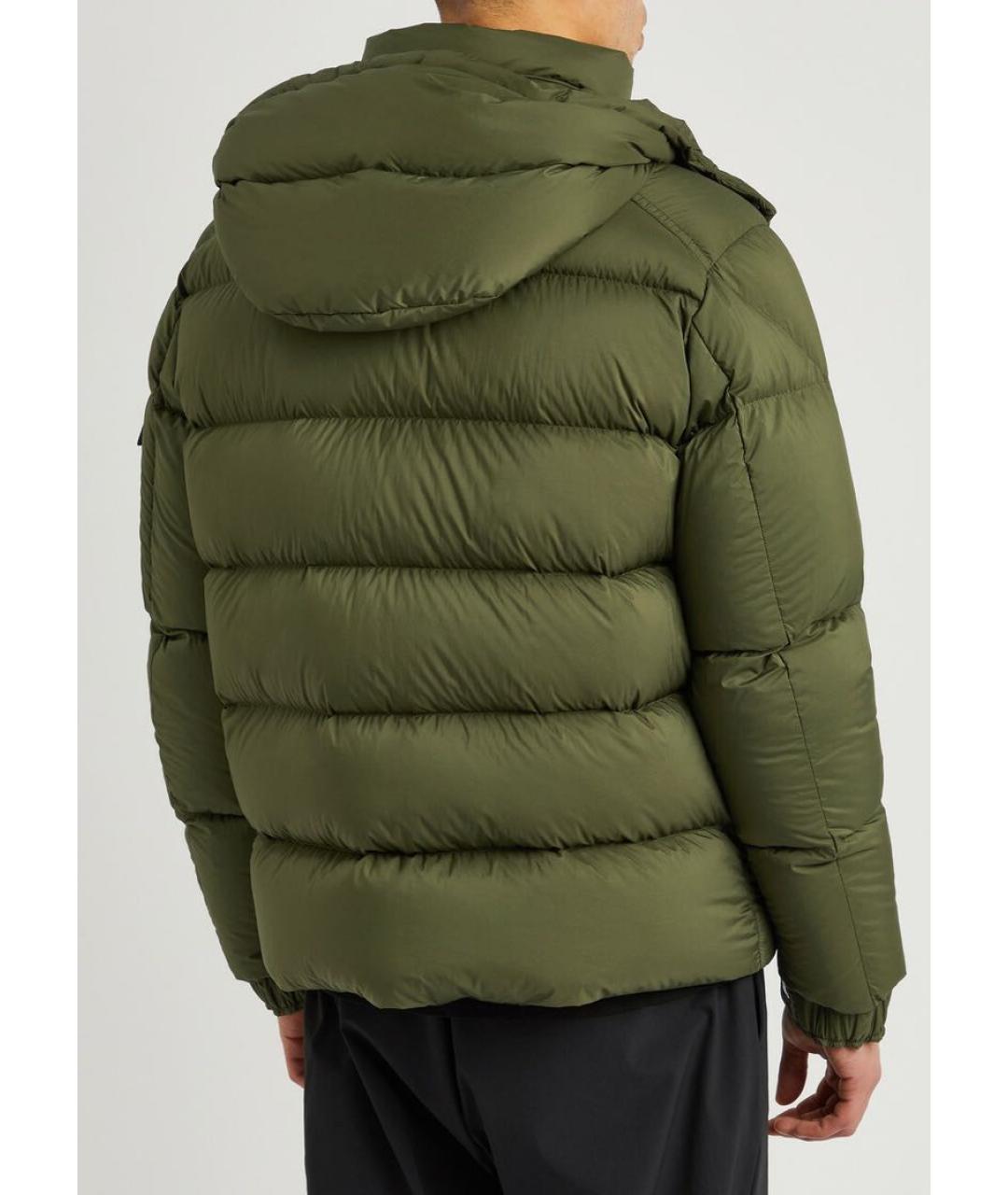 MONCLER Хаки пуховик, фото 2