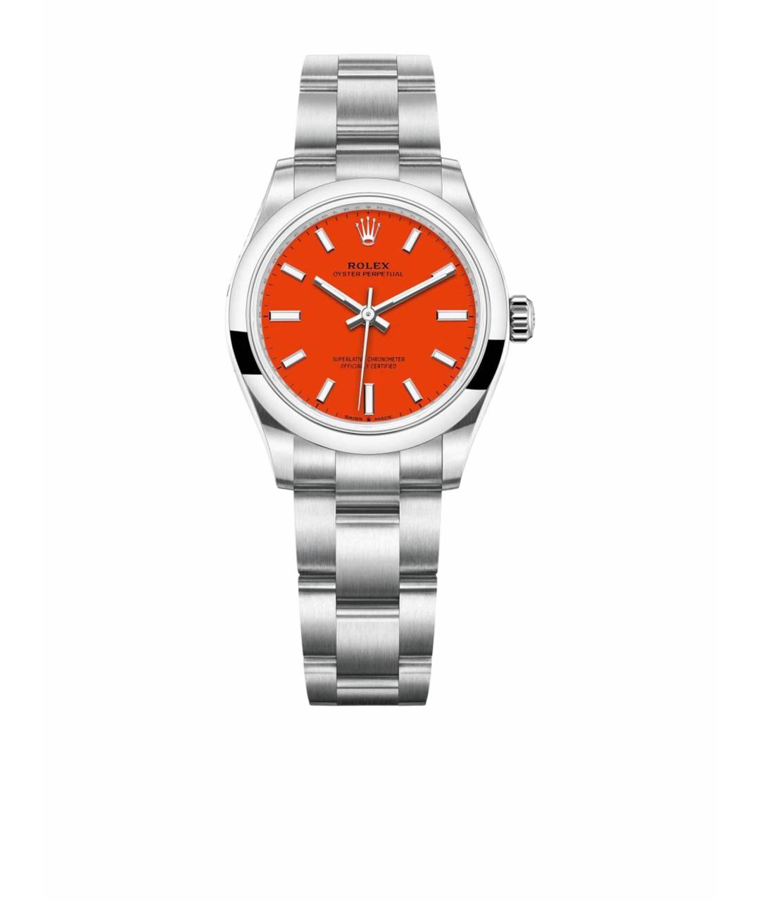 ROLEX Красные часы, фото 1